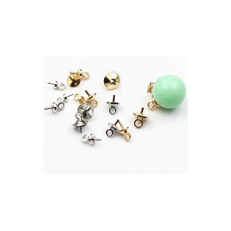 BEAUTY PLAYER Screw Eye Pins, UV Resin, Accessories Parts, Hardware,