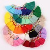 Handmade Cotton Tassel Pendant, 2 cm Mini Colourful Tassel Tassels