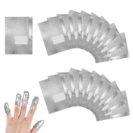 Giantree 100 Pcs Nail Foil, Nail Polish Remover Gel Nail Foil Wraps for Nails, Soak Off Foils Cotton Pads Gel Polish Remover for Soak off Gel Polish Removing at Home(100PCS)