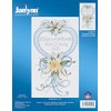 Janlynn 1-Piece Cherish Wedding Heart Counted Cross Stitch Kit