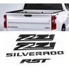 Set of 4pack OEM Silverado Plus Z71 RST Emblems 3D
