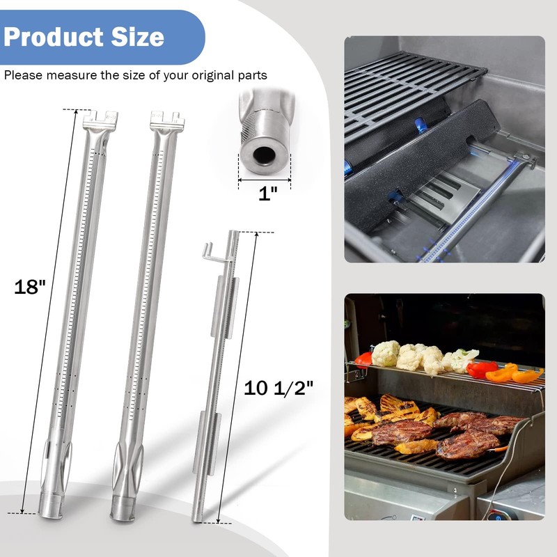 Criditpid Grill Replacement Parts for Weber Spirit I/II 200 with