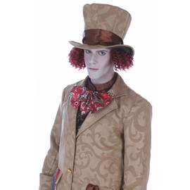 Fun Shack Mad Hatter Costume Adult Men, Mad Hatter Hat Adult, Mad Hatters Tea Party Costumes, Mad Hatter Fancy Dress Medium
