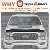 TripleAliners Hood Deflector Protector Compatible with 2021-2024 2025 Ford F150
