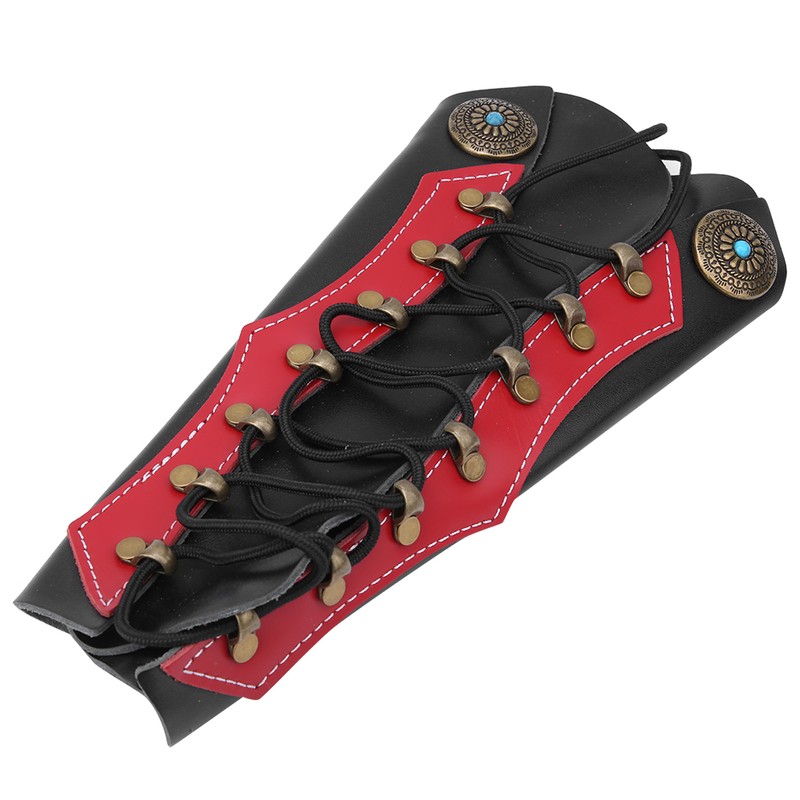 G63 Leather Archery Arm Protector Guard Armband for Shooting Hunting