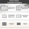 12 Large/Medium/Small Packing Cubes – Luggage Organiser in Various Sizes