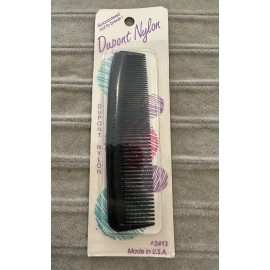 Vintage NOS Dupont Nylon Black 5” Comb #2413