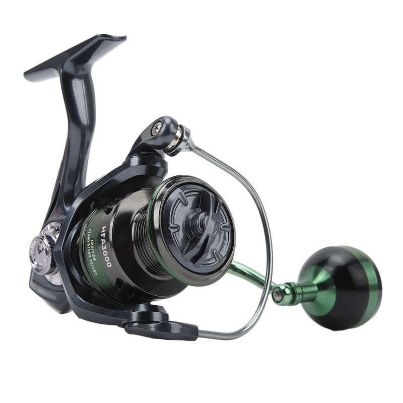 Metal HFA3000 Spinning Reel 13+1BB 5.2:1 Gear Ratio Spinning Fishing