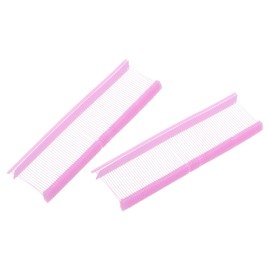MECCANIXITY 1000 Pcs Standard Tagging Barb Fasteners, 1 Inch Pink Tagging Gun Fasteners Tagging Gun Refill Plastic Garment for Clothing Fine Stitch Price Refills Tag Label