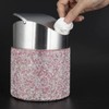 KEYPOWER Bling Rhinestone Mini Trash Can Tiny Waste Can with