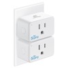 EIGHTREE Mini Smart Plug 𝟓𝐆𝐇𝐳 𝐖𝐢-𝐅𝐢 𝐂𝐨𝐦𝐩𝐚𝐭𝐢𝐛𝐥𝐞 𝟏𝟓𝐀, 𝗘𝗻𝗲𝗿𝗴𝘆 𝗠𝗼𝗻𝗶𝘁𝗼𝗿𝗶𝗻𝗴,