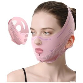 Mascarilla reafirmante de mentón en forma de V, reductor de papada para dormir, mascarilla facial para la flacidez facial, faja moldeadora de mandíbula y lifting facial.