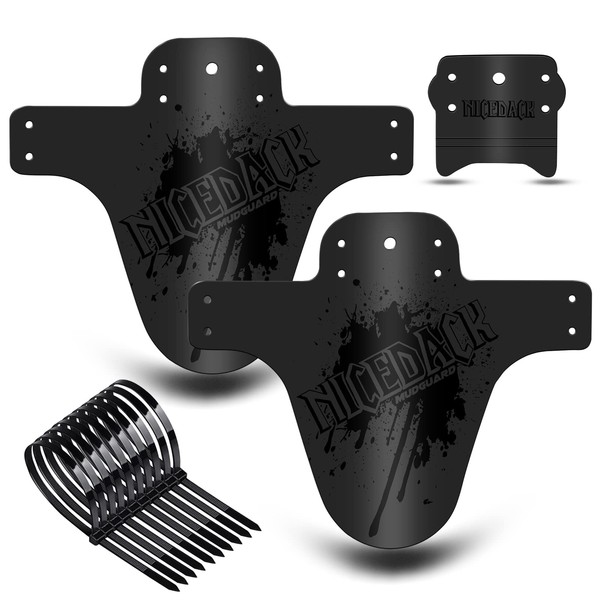NICEDACK Bike Fender, Adjustable MTB Mud Guard, Front and Rear