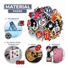 Pack of 100 Rock Band Punk Stickers, Classic Rock Sticker