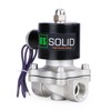 U.S. Solid 3/4" Stainless Steel Electric Solenoid Valve 12VDC N.C.