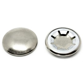 5mm Nickel Capped Starlock Washers For Shaft Retaining Push On Clips Axle Cap Cover AN83 (Pack of 10)