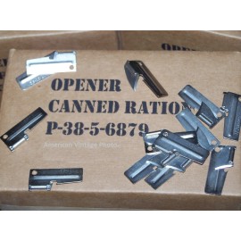10 P38 P-38 Shelby Can Opener Scout Army Military USMC Mess Kit Ration Camping