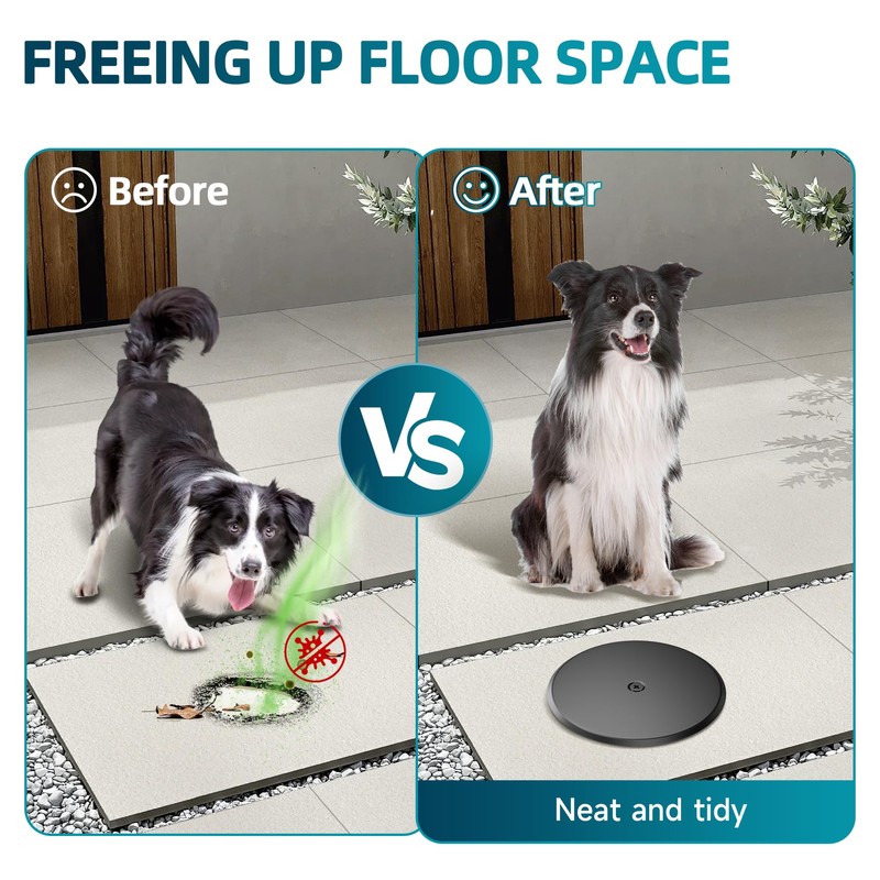Wuno Shop 2 Pcs 7 Inch Cleanout Cover, Decorative Cleanout