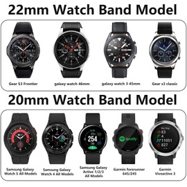 kytuwy Watch Band 20mm 22mm Watch Strap, Quick Release Watch Band with Folding Buckle Soft Silicone Breathable Replacment Sport Watch Bands for Women Men