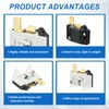 sourcing map PTC Refrigerator Starter Relay 4.7 Ohm 1 Pin