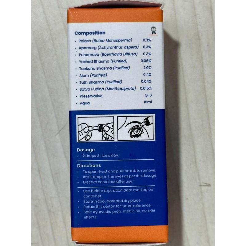 Isotine Eye Tonic - For Complete Family - 6 Vails