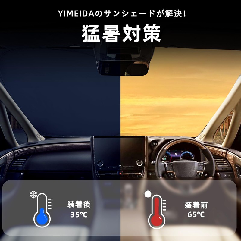 Yimeida Honda Odyssey Sunshade Front Car Windshield Odyssey RC1 RC2
