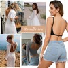 Niwicee Bra Women's Without Underwire Bra Backless for Women, Convertible