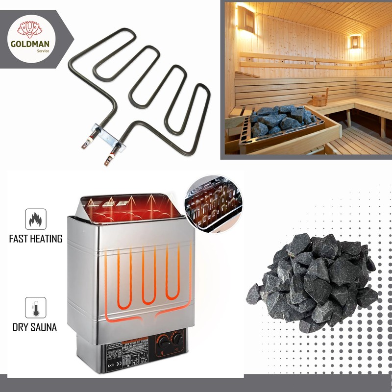 GOLDMAN SERVICE 2000W High Power Sauna Stove Resistor, Compatible Accessory