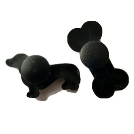 Unbranded Dachshund / Wiener Dog & Bone 2pc Shoe Charm Set! Cute! NEW! For Shoes, Bracel