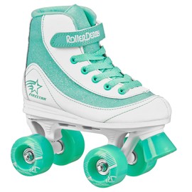 Roller Derby FireStar Youth Girl's Roller Skate White/Mint Size 4