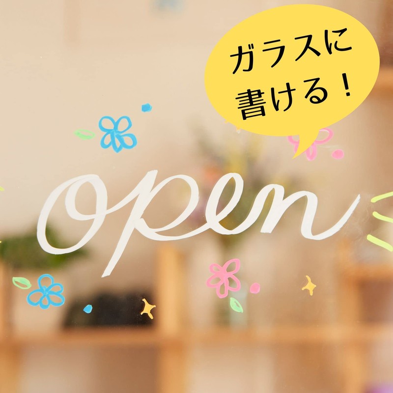 Raymay Fujii LBM1048W Chalkboard Whiteboard Marker Fluorescent Thick White