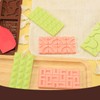 PiiiinkHot Thin Silicone Chocolate Bar Mold | 2-Pack 6-Cavity Break-Apart