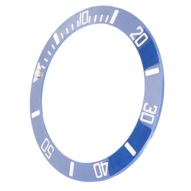 40mm Diameter Watch Bezel Insert Ring Clear Scale Luminous Ceramic