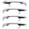 cciyu Door Handles Exterior Front Rear Driver Passenger Side Replacement