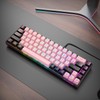 GEODMAER 65% Wired Gaming Keyboard, LED Backlit, Ultra-Compact Anti-Ghosting No-Conflict