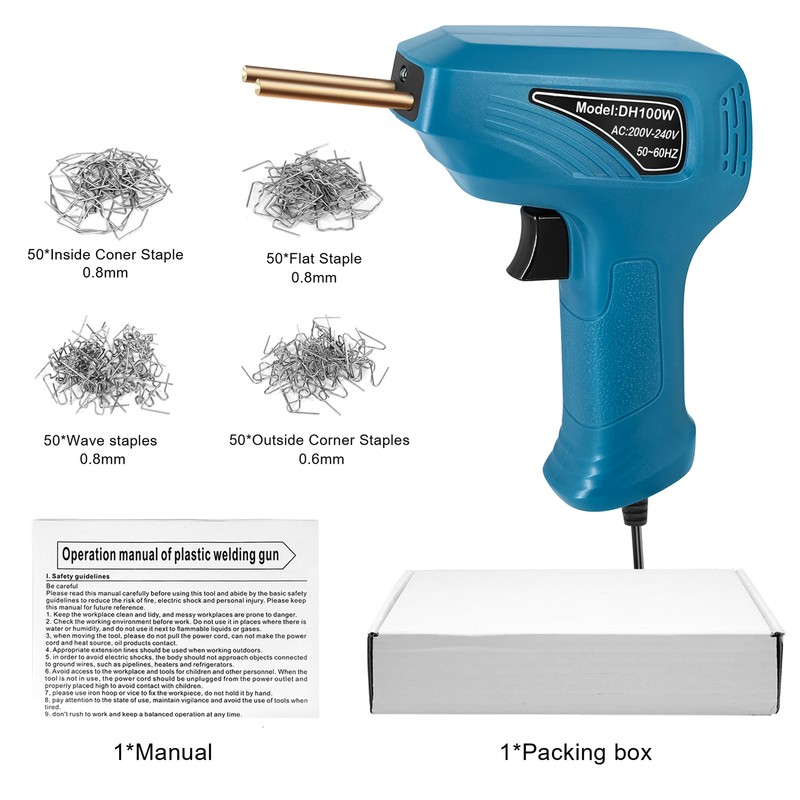 Portable Handheld Plastics Welding Machine Panel Crack Repairs Kit Thermal