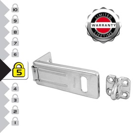 Master Lock 703EURD Porte Cadenas en acier trempé 8,9 cm