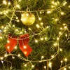 WEGRASY Firecracker Fairy Lights Plug in,33ft 300LEDs Green Wire Cluster