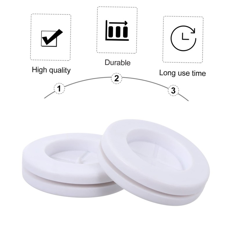 Healeved 4pcs Firewall Kit Rubber Grommet for Wire Flexible Synthetic