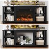 JUMMICO Fireplace TV Stand with 23" Electric Fireplace, Entertainment Center
