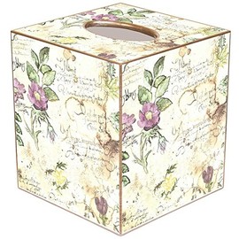 Marye-Kelley TB710 - French Watercolor Tissue Box Cover