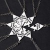 Yocoyee Multi Puzzles Best Friends Forever Necklaces Engraved Heart BFF