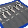 6-Piece Brake Line Wrench Set I Open Ring Spanner I