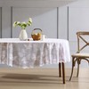 HLC.ME Butterfly Floral Tablecloth Lace Fabric Tablecloth for Oval Table