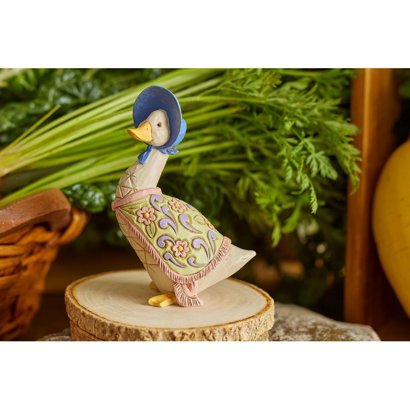 Enesco Beatrix Potter by Jim Shore Jemima Puddle-Duck Miniature Figurine,