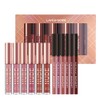 6 Pcs Velvety Matte Lip Gloss + lip Liner Set