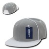 DECKY Piped Crown Snapbacks, White