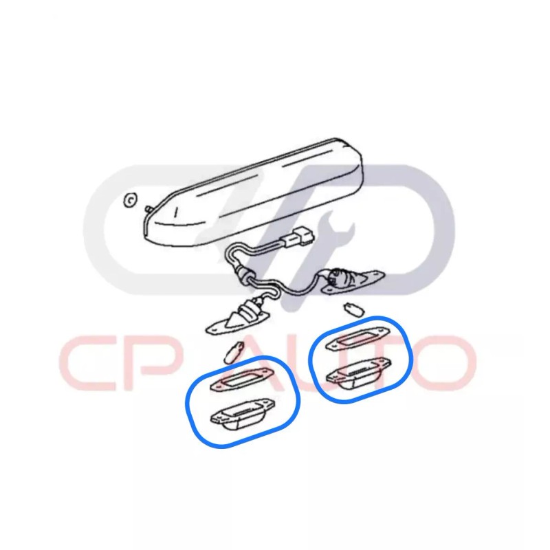 Toyota 91 - 97 TOYOTA LAND CRUISER FZJ80 FJ80 LICENSE