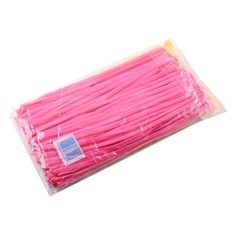 Rimobul Solid Color Twisting Balloons - Pack of 100 (Pink)