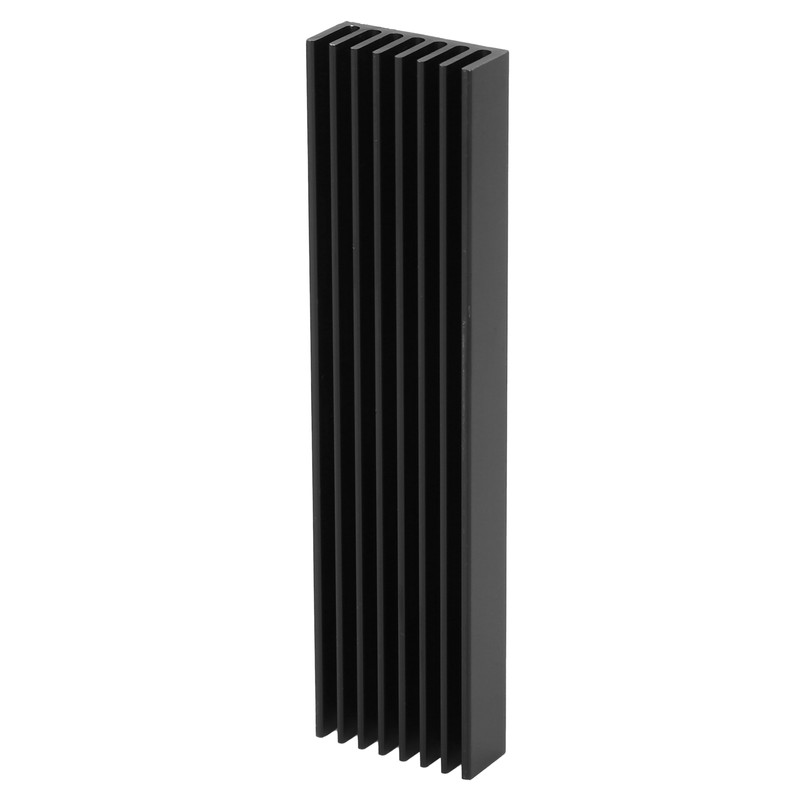5Pcs Heat Sink Black Aluminum Radiators for CPU Amplifiers Modules